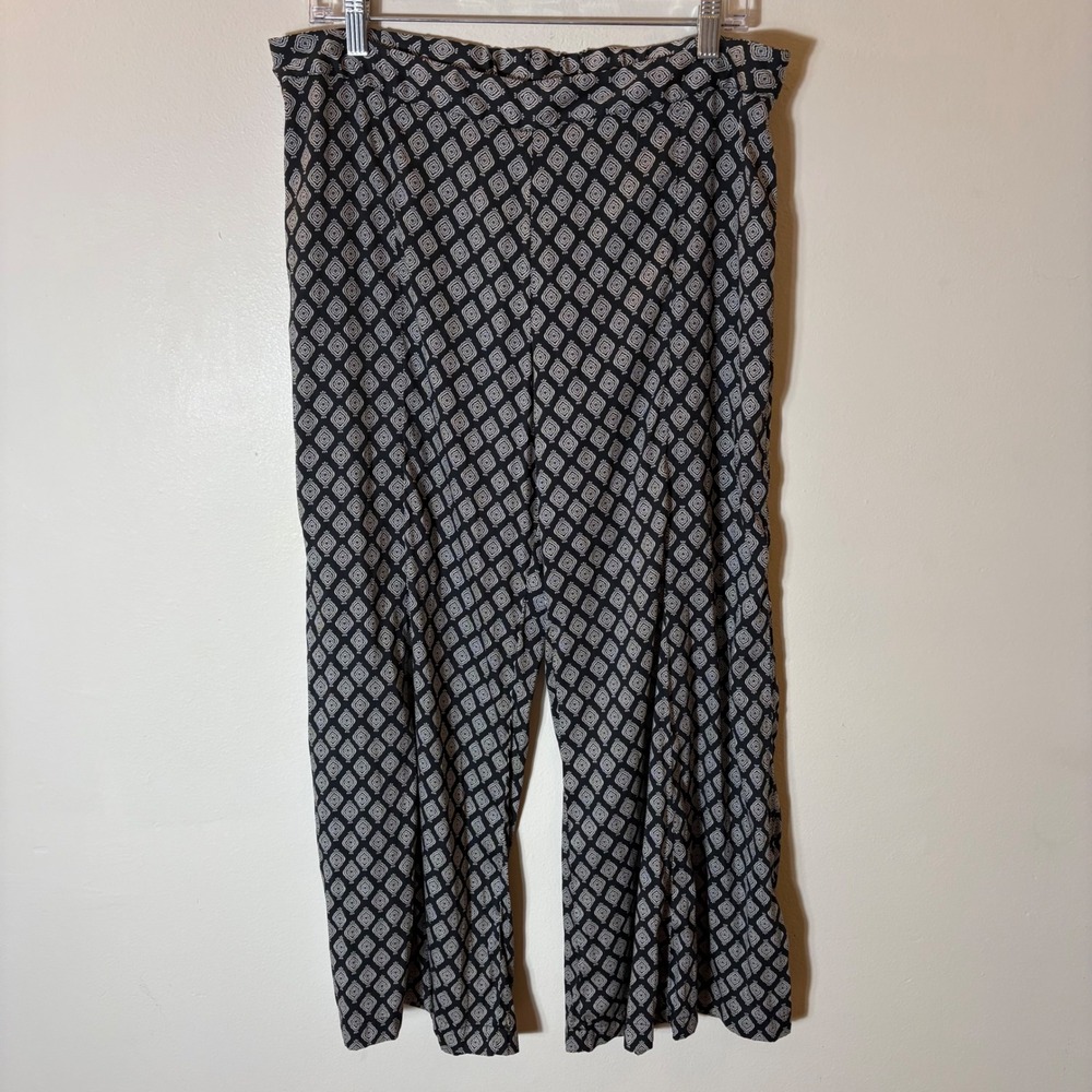 Anthropologie Saturday Sunday Boho Printed‎ Pull-On Pants Large